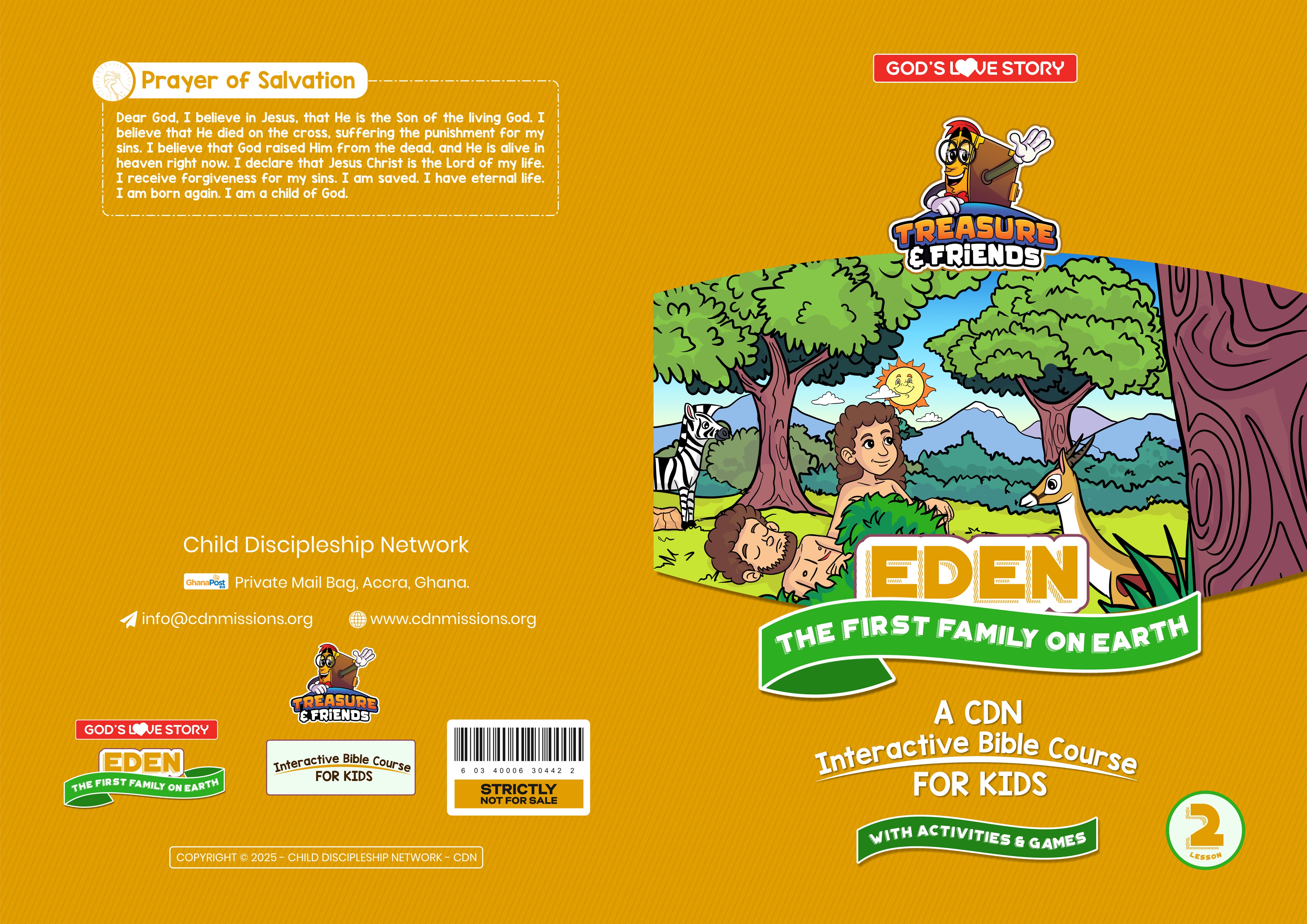 Eden Bible lesson cover