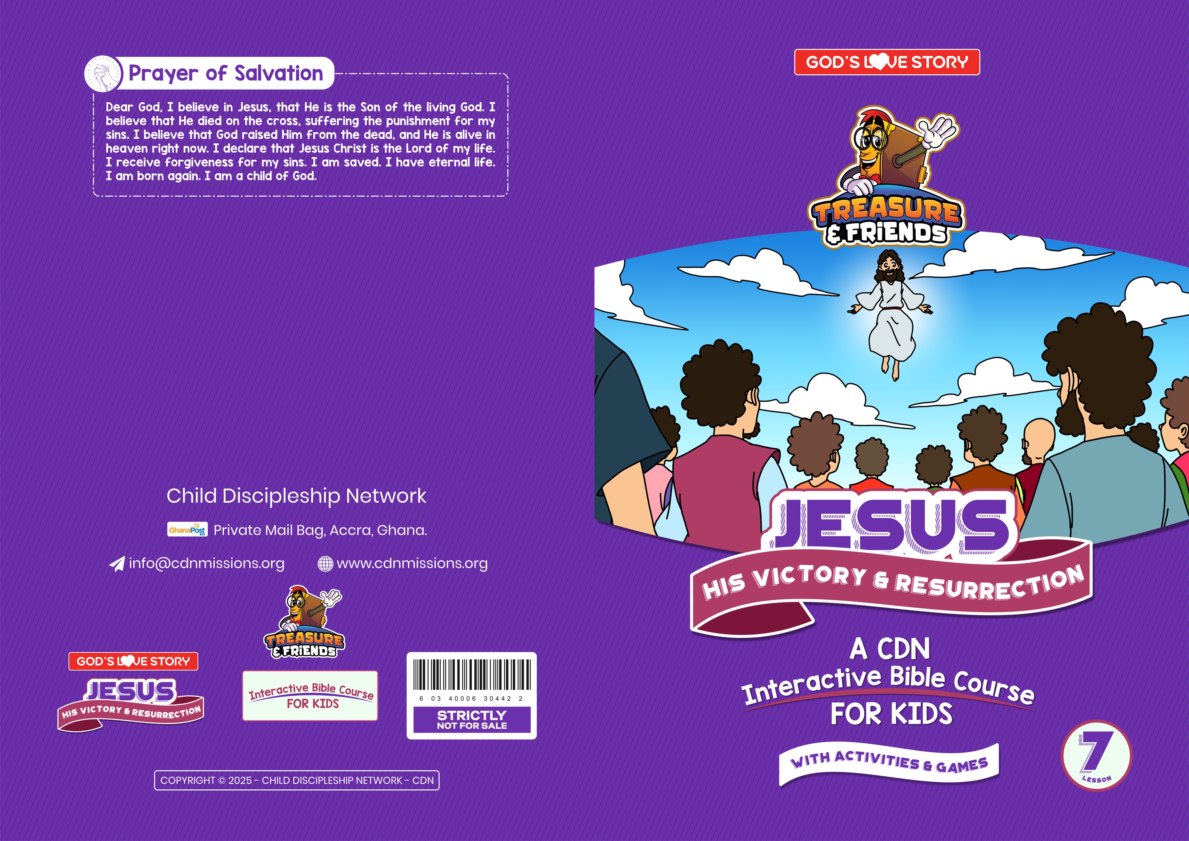 Jesus ascension lesson cover